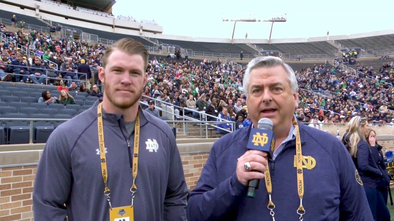 Instant Reaction | @NDFootball Blue-Gold Game: Kyle Rudolph (2018)