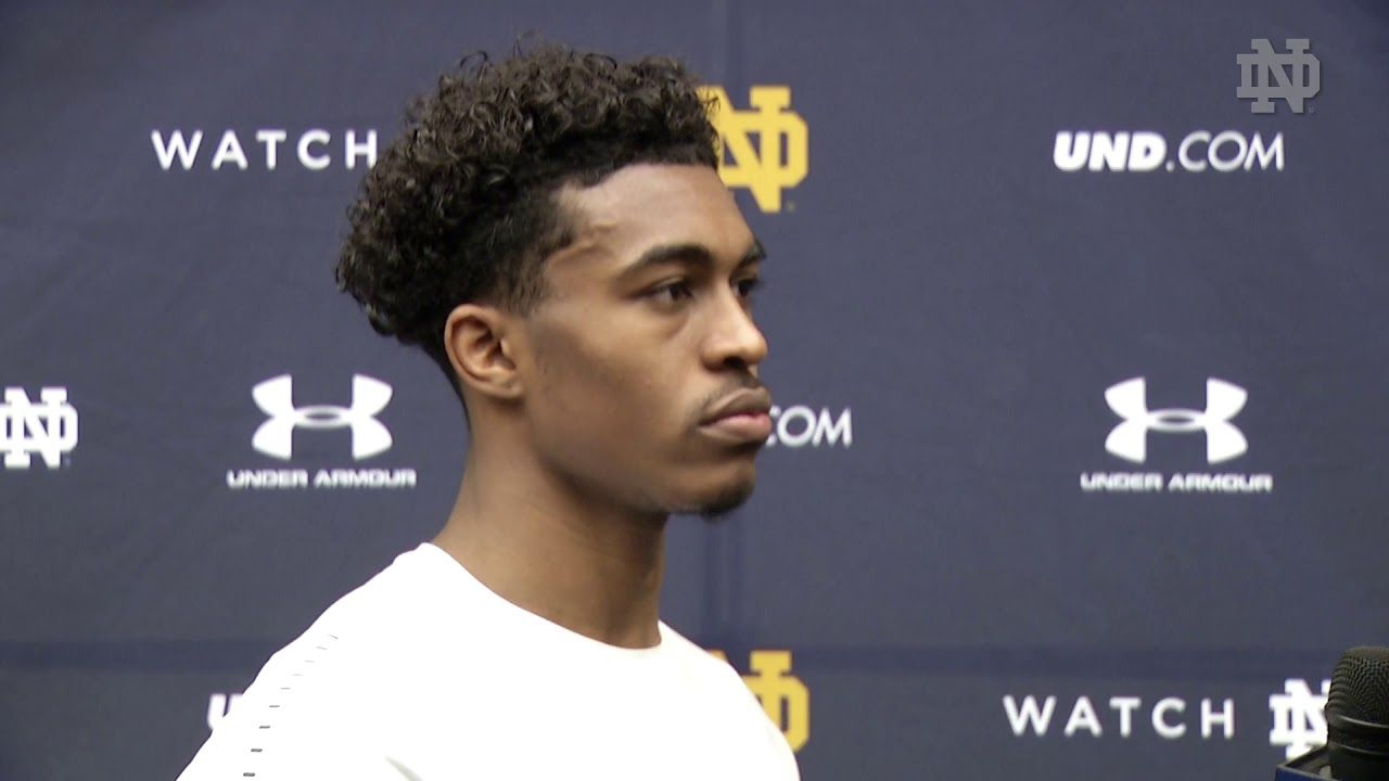 @NDFootball | Houston Griffith Spring Practice Interview (2019)