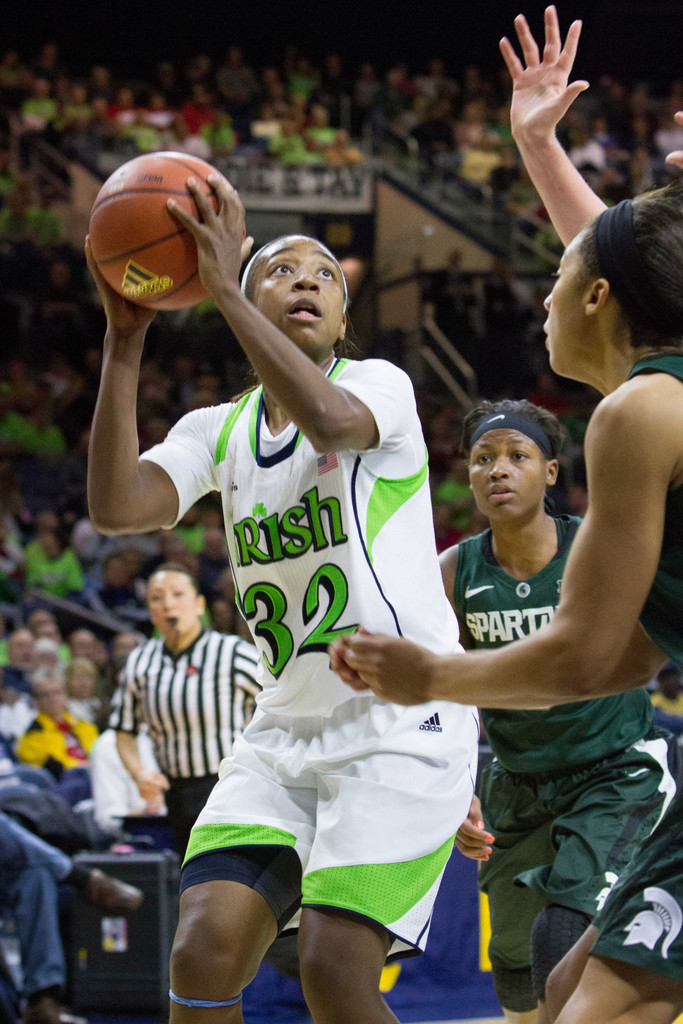 No. 19 Michigan State at No. 6 Notre Dame (USATSI)