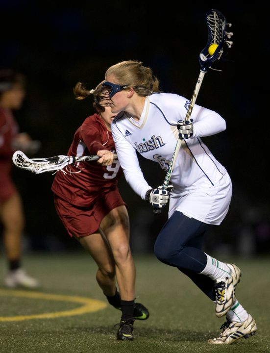 On Saturday, Stephanie Toy and her Irish teammates will look to avenge a 2013 loss to Stanford in the NCAA Tournament.