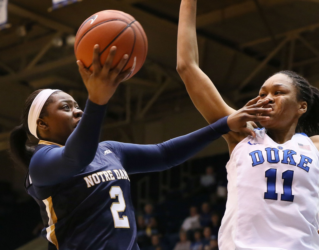 #3 Irish Holds Off Unranked Duke, 68-61