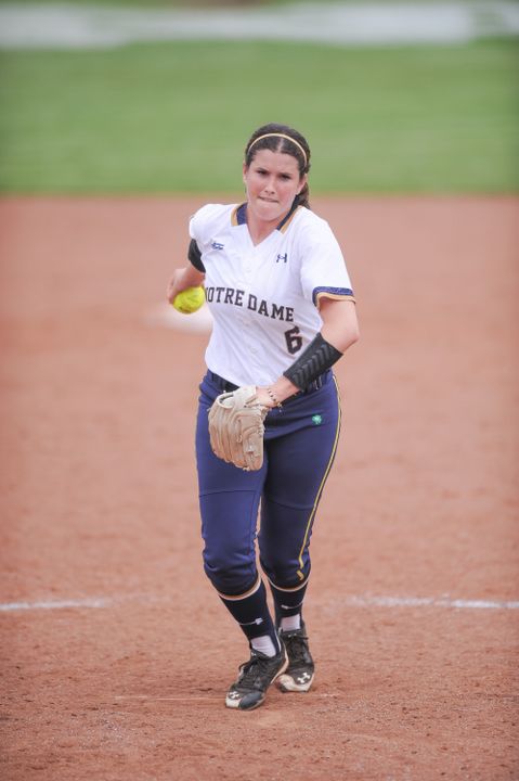 Rachel Nasland was one of three Notre Dame players named to the 2015 all-ACC Academic Softball Team on Tuesday