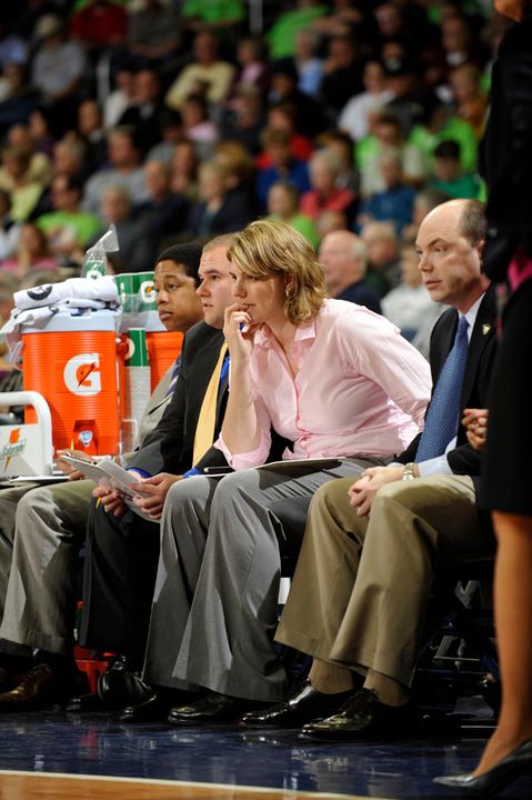 Angie Potthoff, who spent the past five seasons as an assistant coach at Notre Dame, will take over as the program's associate director for operations &amp; technology, head coach Muffet McGraw announced Wednesday.