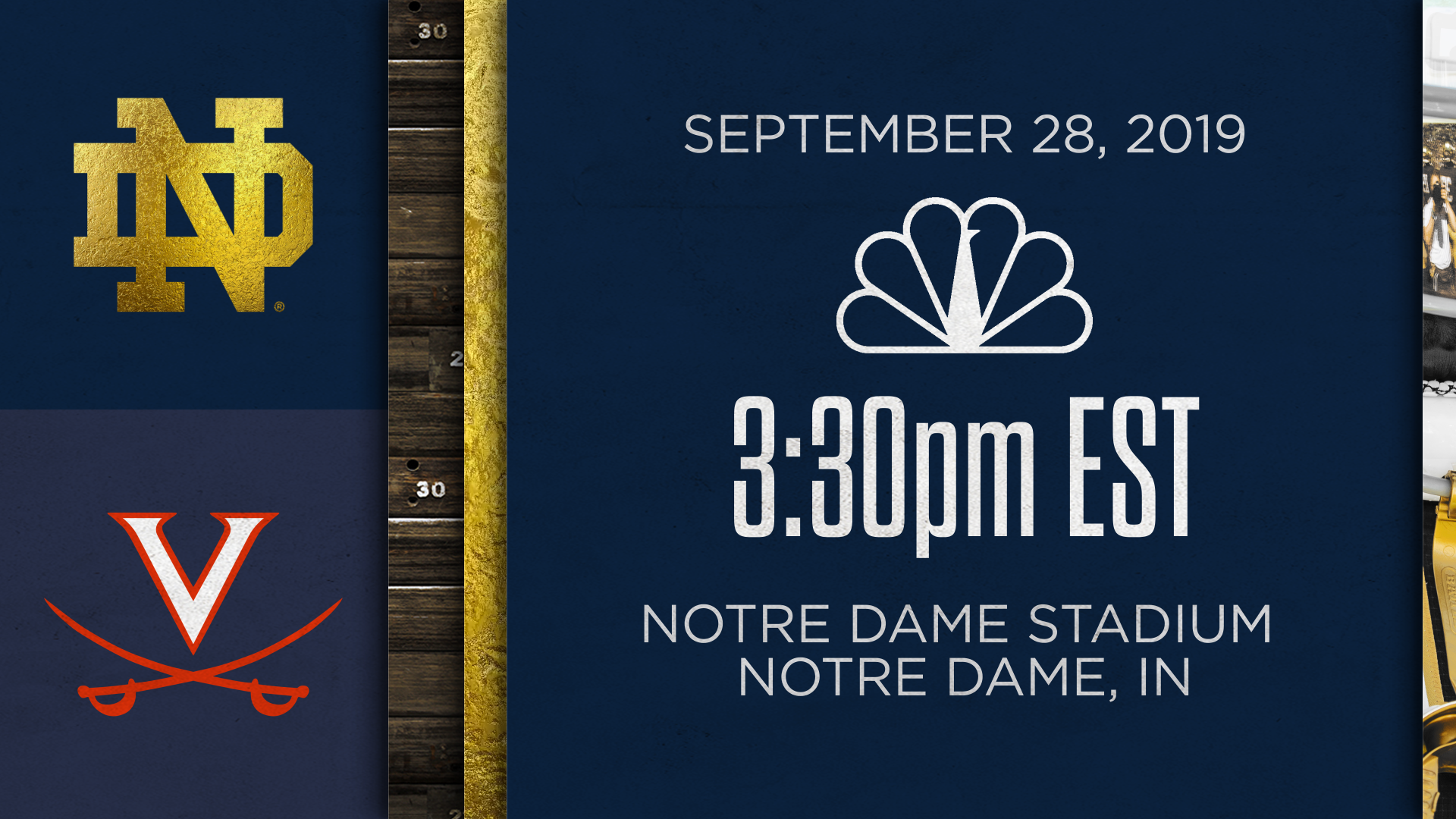 #10 Notre Dame vs. #18 Virginia: NBC Sports and Live Radio Links #10 Notre Dame vs. #18 Virginia: NBC Sports and Live Radio Links