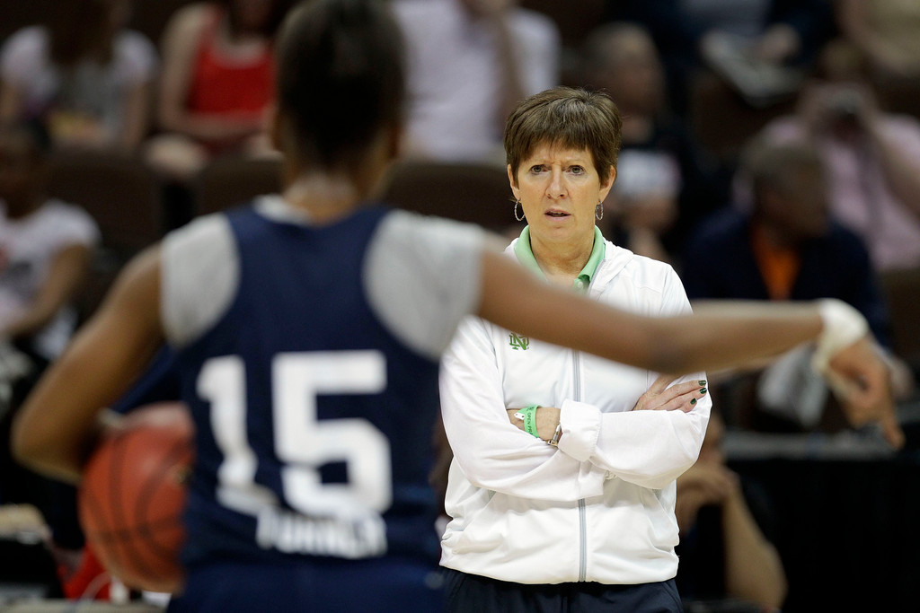 NCAA Women's Final Four Practice (AP)