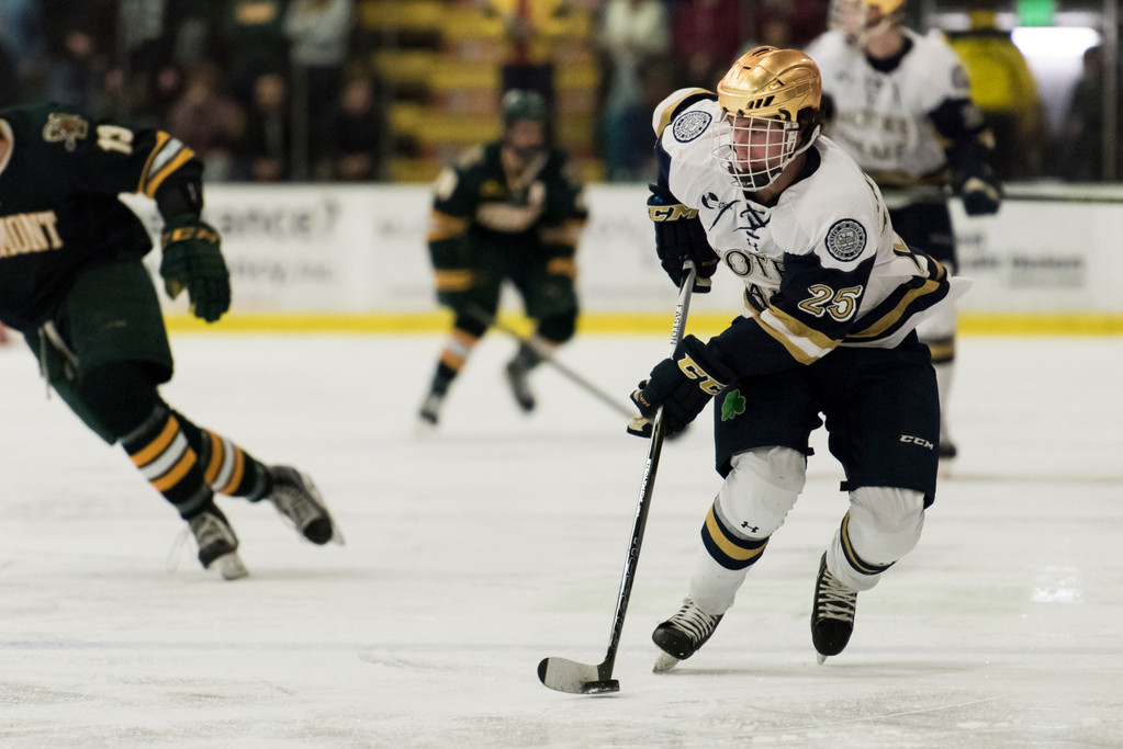 Notre Dame Hockey at Vermont -- Feb. 6