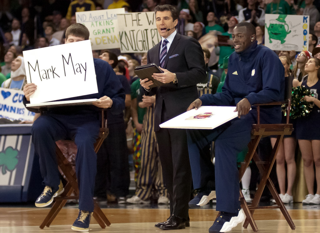 ESPN College GameDay visits Notre Dame Men's Basketball vs Louisville on 02-09-2013