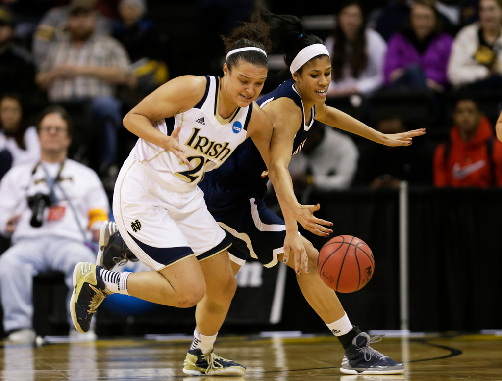 #2 Irish Roll Past UT Martin, 97-64 In NCAA Opener (AP)
