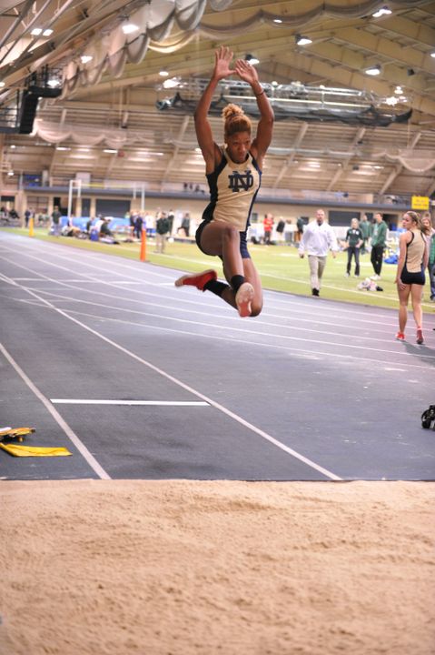 Senior Jessie Christian will compete in the long jump this weekend at the Billy Hayes Invitational at Indiana University.