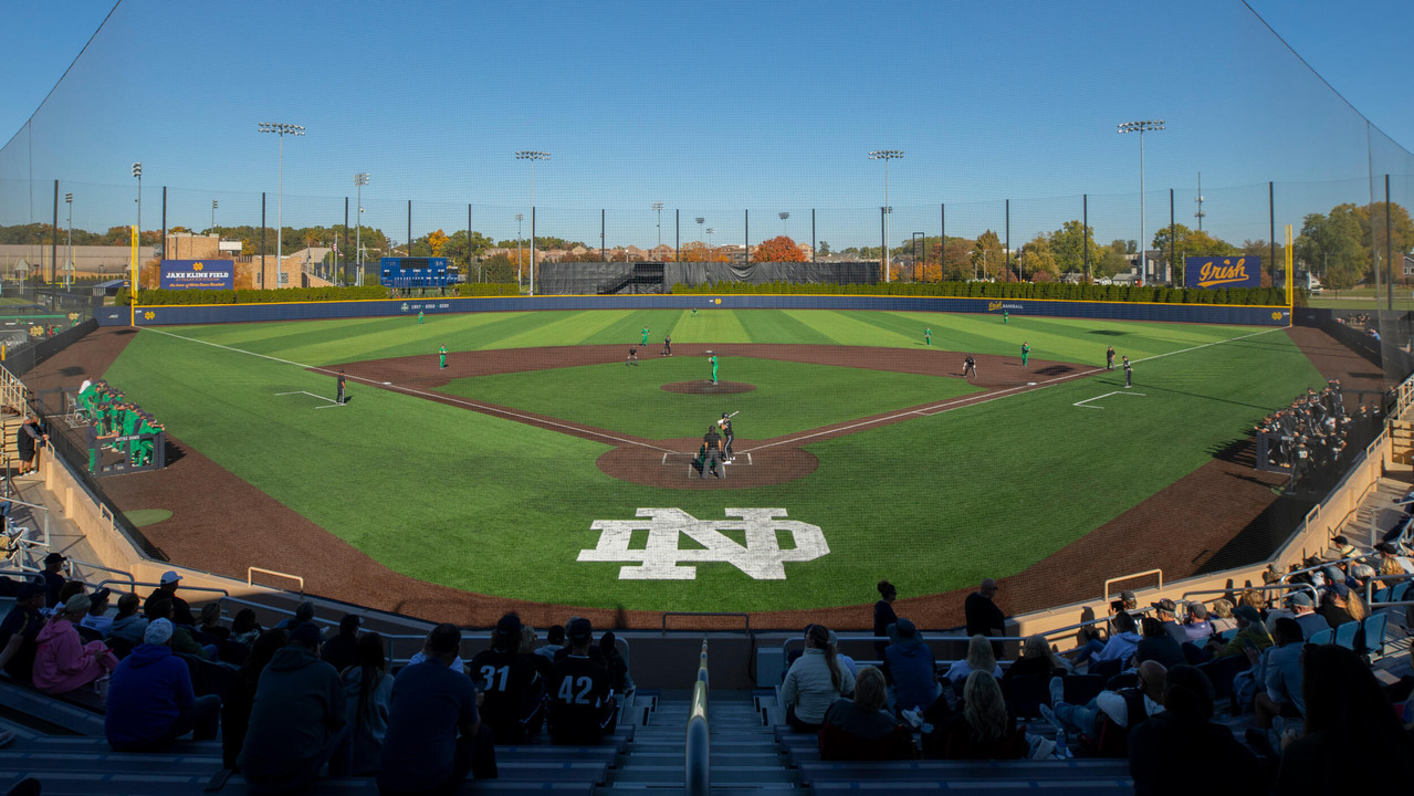 Wide angle shot of Frank Eck Baseball Stadium