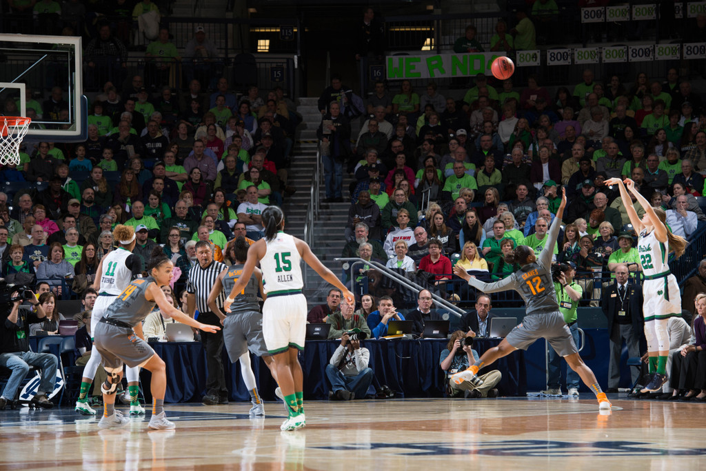 No. 3 Notre Dame vs. No. 18 Tennessee