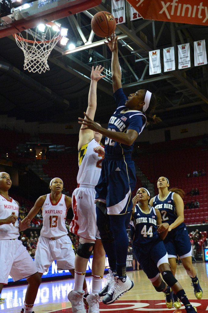 No. 2 Notre Dame at No. 8 Maryland