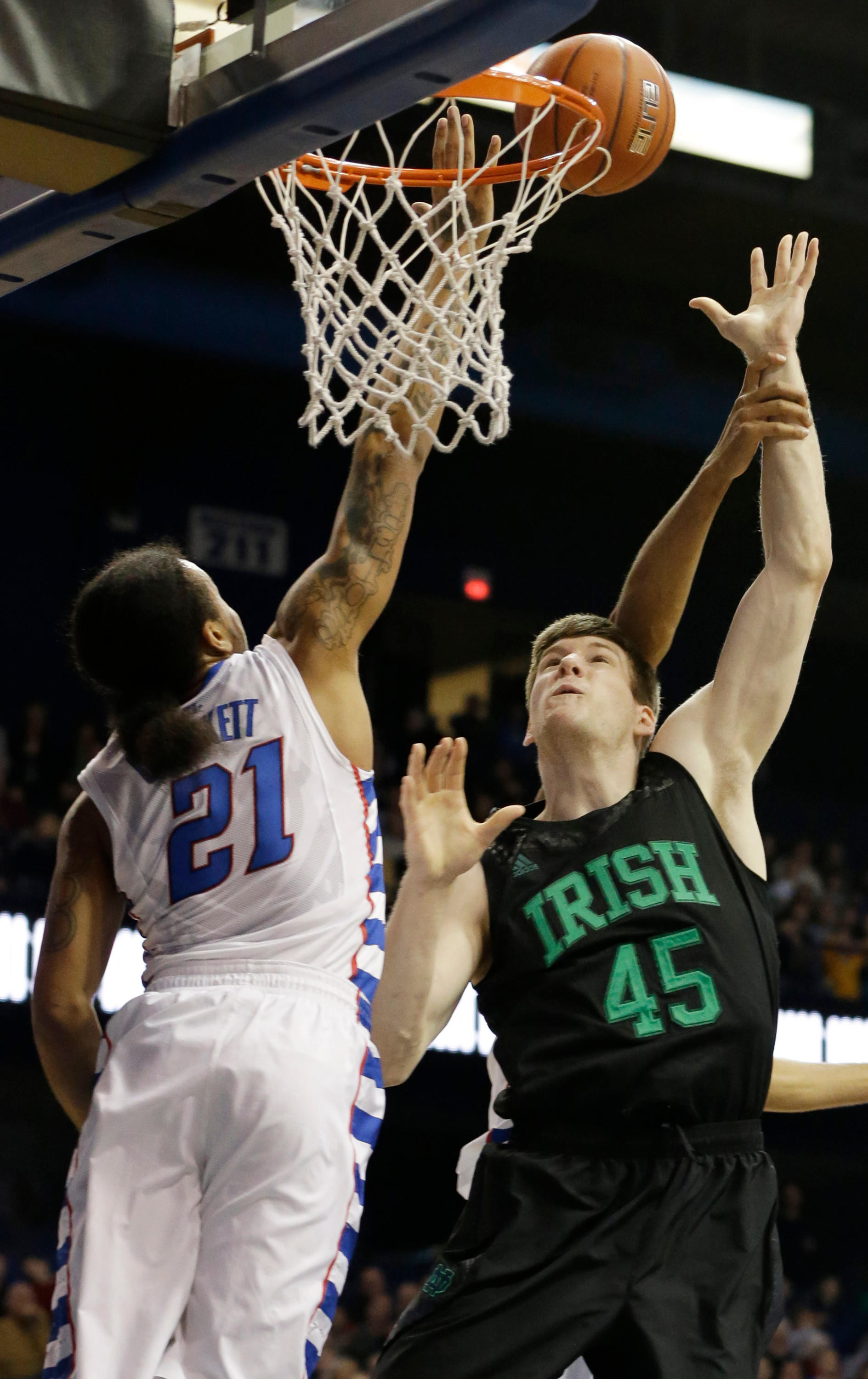 Notre Dame Takes Down DePaul, 79-71, In OT Notre Dame DePaul Basketball