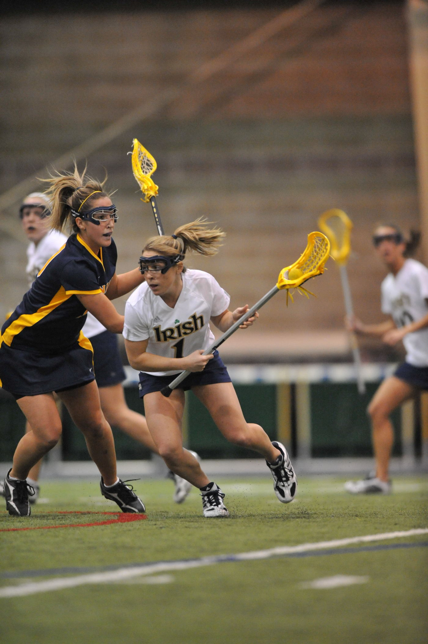 Caitlin McKinney and Jillian Byers Receive Early-Season Honors Senior Caitlin McKinney became the second player in Notre Dame history to go over the 200-point mark in her career versus Syracuse. She now has 136 goals and 65 assists for 201 career points.
