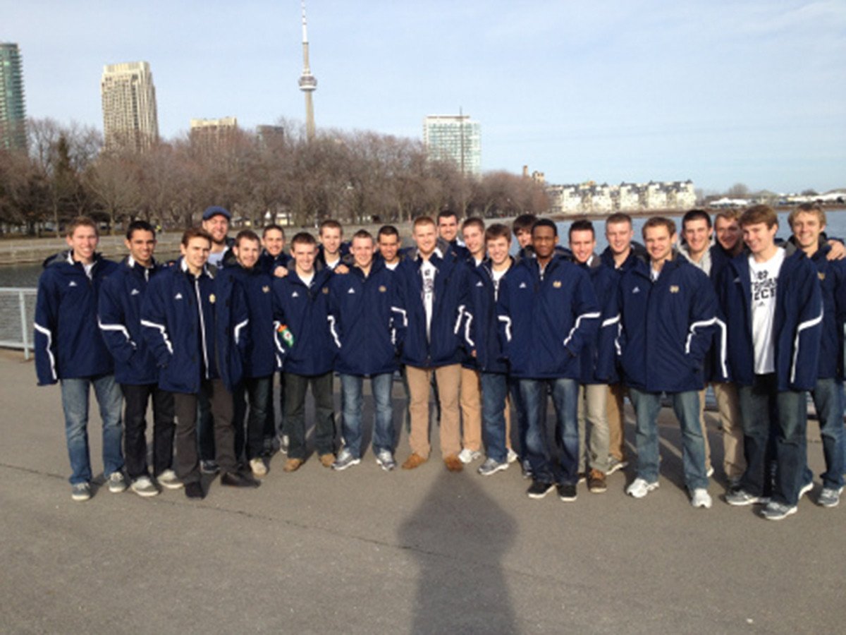 Oh, Canada! the 2012-13 men's soccer team traveled over spring break to Toronto, Canada for some exhibition matches.