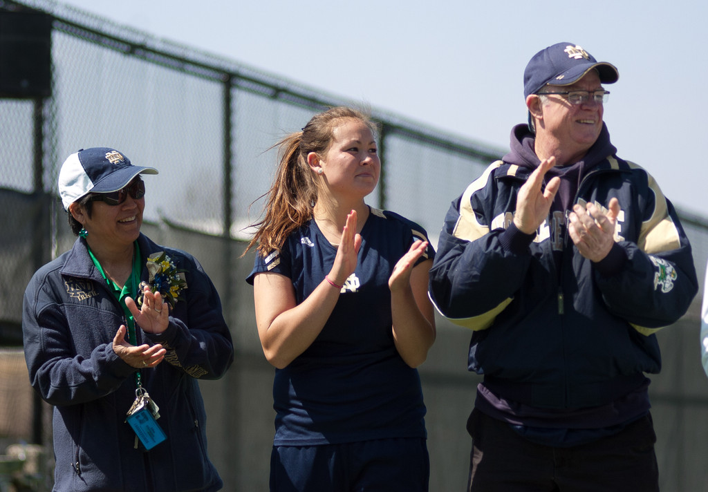 04-07-2013 Notre Dame Women's Senior Day