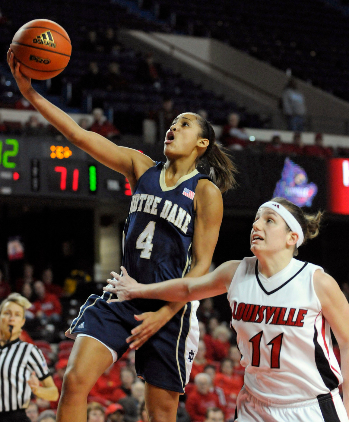 #4 Irish Pull Away From Louisville, 78-60 Notre Dame Louisville Basketball