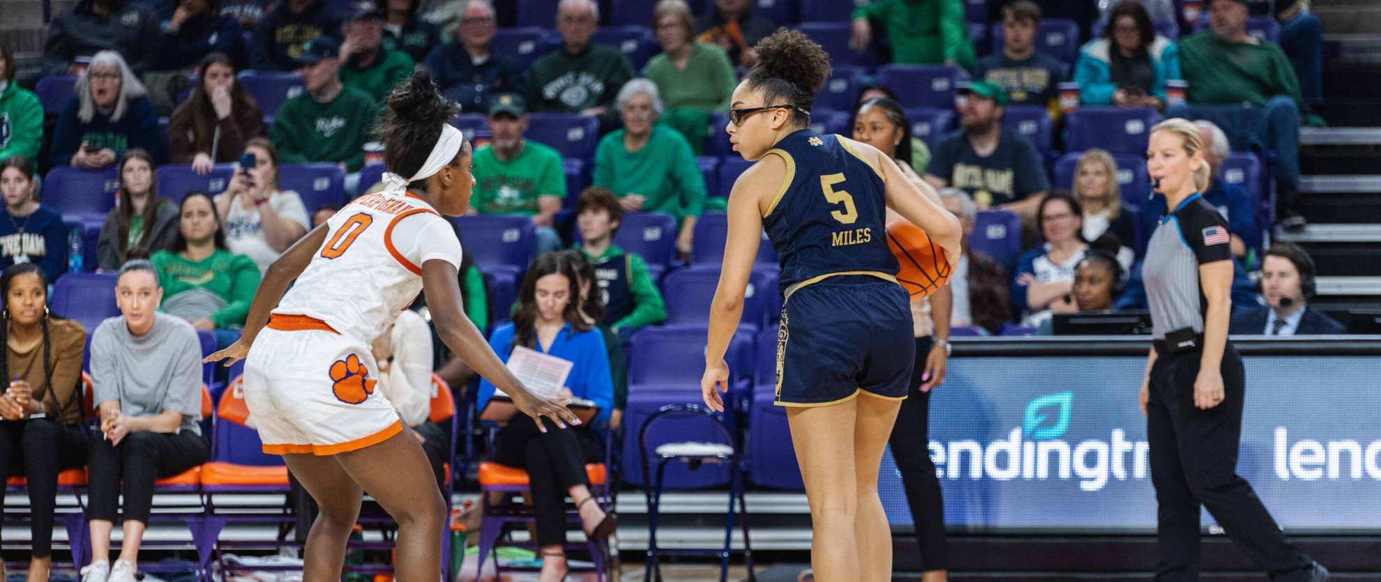 No. 7 Irish edge Tigers in barn burner, 57-54 No. 7 Irish edge Tigers in barn burner, 57-54