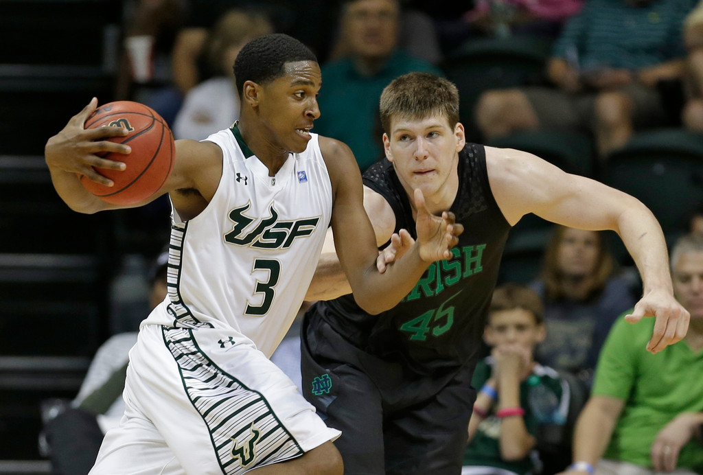 No. 24 Irish Hold Off USF, 73-65 (AP)