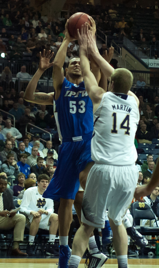 Notre Dame Men's Basketball vs IPFW on 12-17-2012