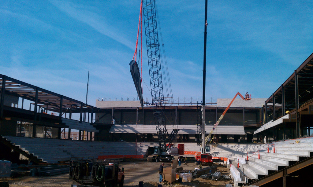 Construction Update on Compton Family Ice Arena - November 10, 2010