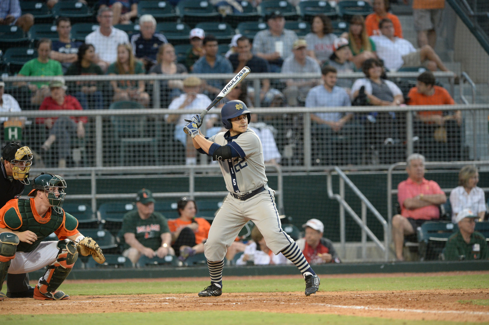 Errors Costly For Irish In 6-2 Loss To Northeastern 2014 Notre Dame Baseball @ Miami