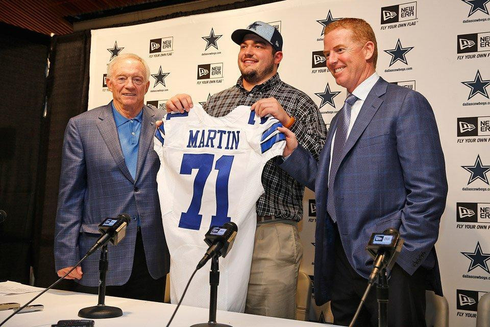 Notre Dame & The NFL Draft Zack Martin was drafted by the Dallas Cowboys in 2014.