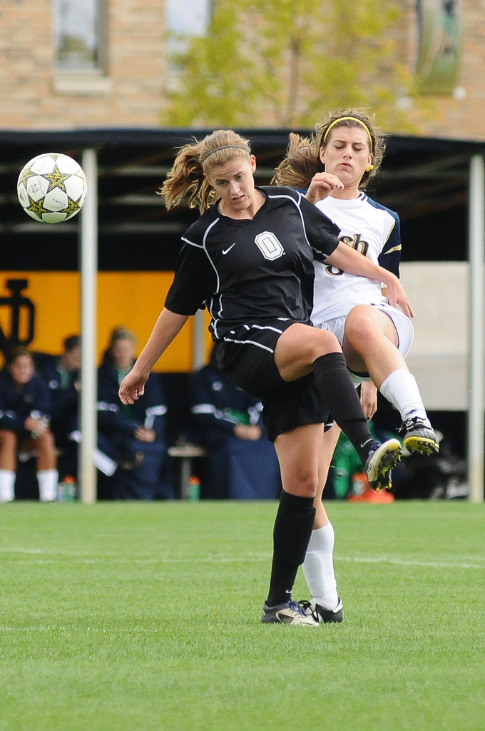 Notre Dame Women's Soccer vs Oakland on 09-23-2012