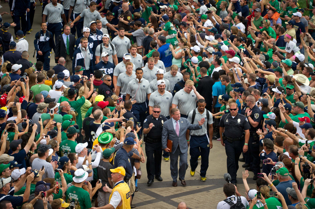 Notre Dame vs. Temple (USATSI)