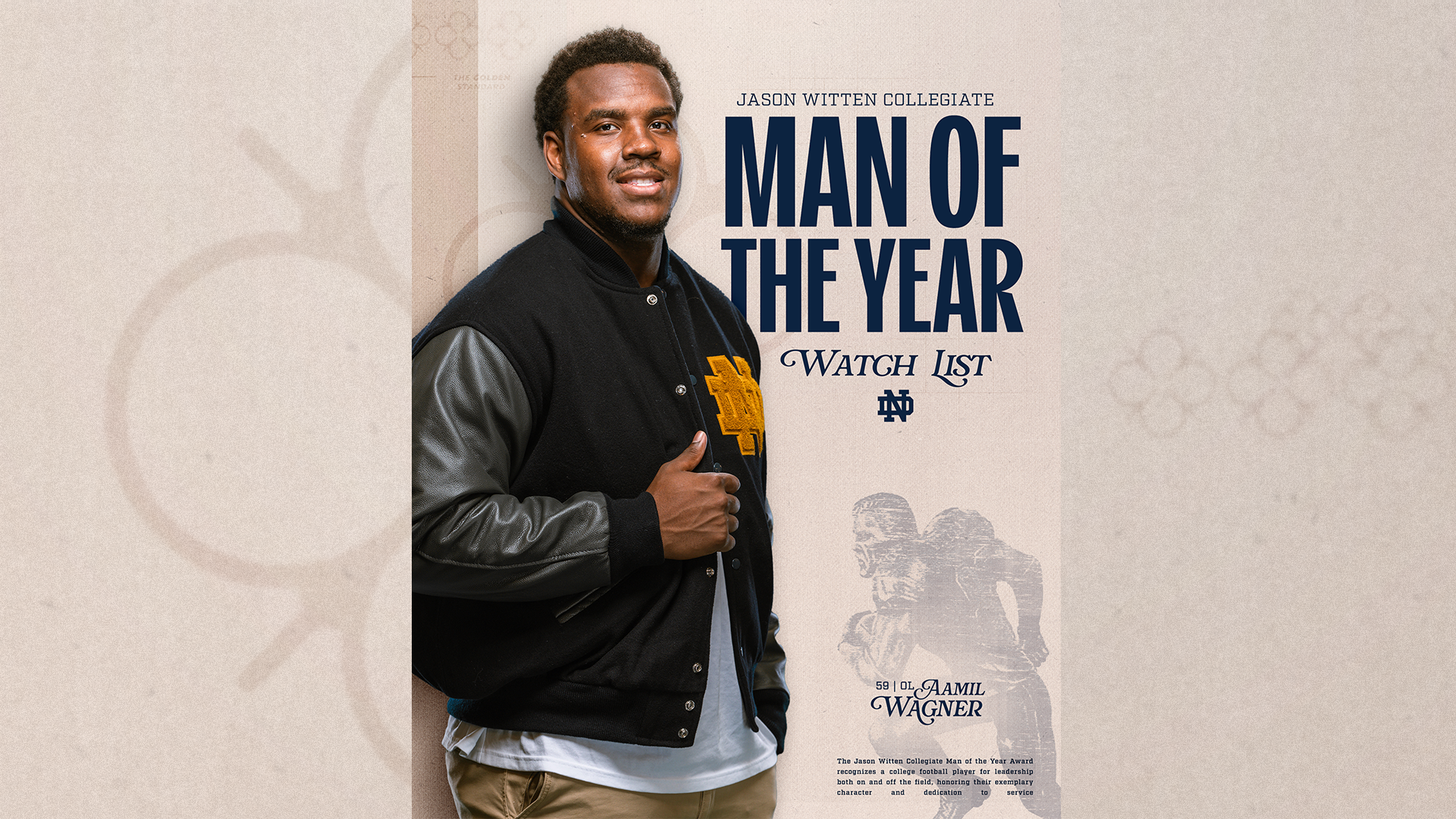 Wagner Selected to Jason Witten Collegiate Man of the Year Watch List Wagner Selected to Jason Witten Collegiate Man of the Year Watch List