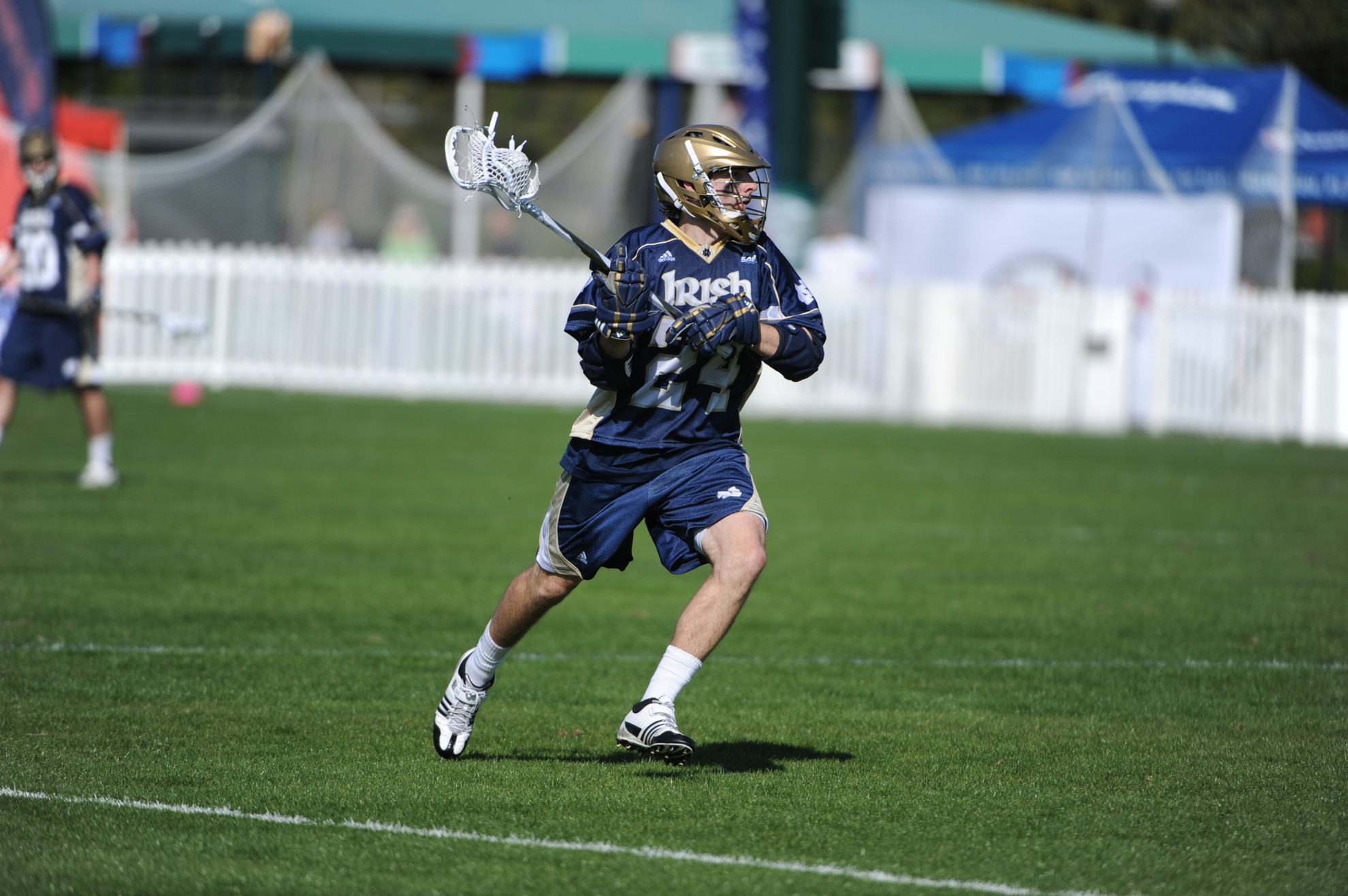 #6 Notre Dame Rallies For 9-7 Victory At Georgetown Senior midfielder Eric Keppeler matched a career-high total with two goals in Sunday's victory.