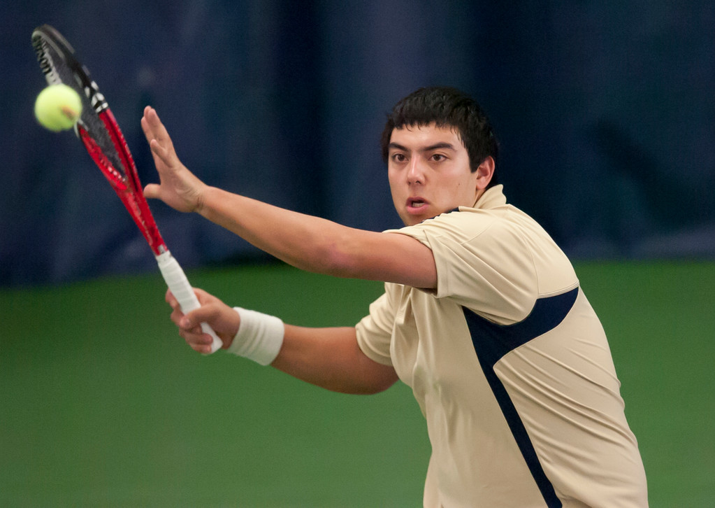 Notre Dame Men's Tennis vs Michigan on 02-16-2013