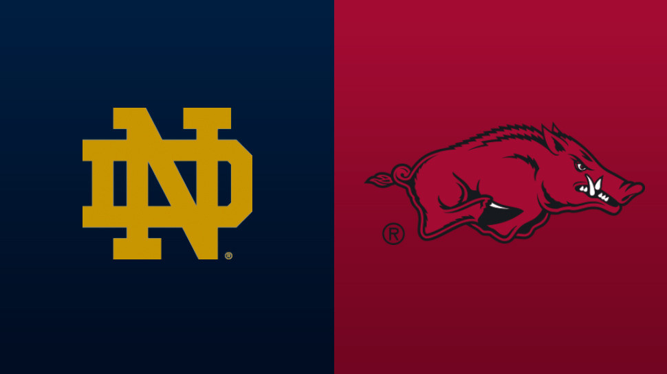 Notre Dame and Arkansas Set Two-Game Football Series Notre Dame and Arkansas Set Two-Game Football Series