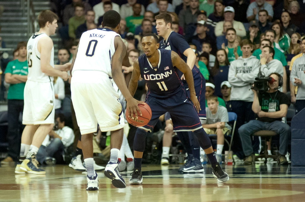 Notre Dame Men's Basketball vs UCONN 01-12-2012