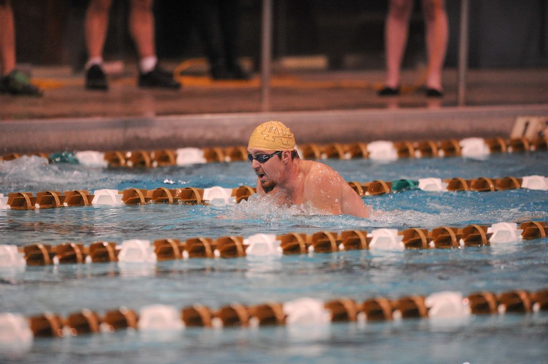 Brennan Jacobsen won the 1,650 freestyle during Notre Dame's last trip to Trees Pool at the 2012 BIG EAST Championships
