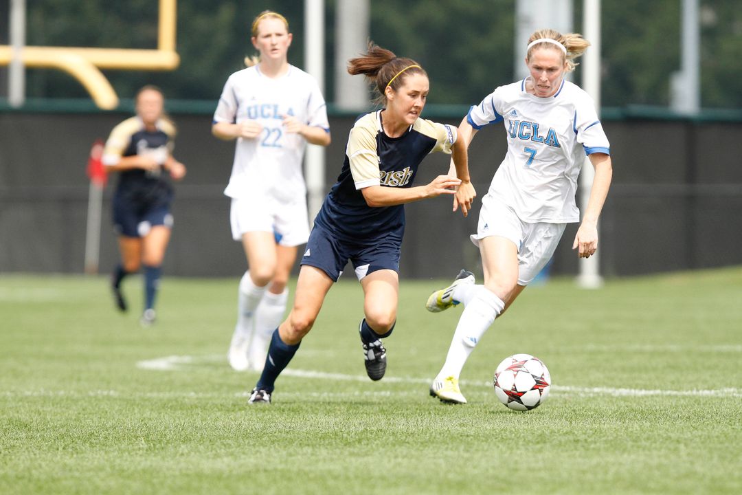 Recently-graduated Notre Dame women's soccer student-athlete Elizabeth Tucker has been nominated by the ACC for the 2014 NCAA Woman of the Year award, the conference announced Wednesday.