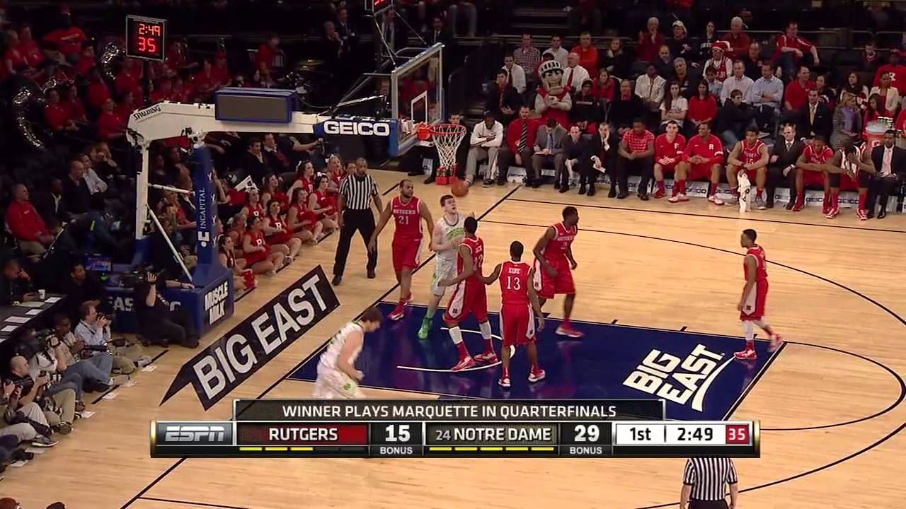Irish Defeat Rutgers To Advance - Notre Dame Men's Basketball