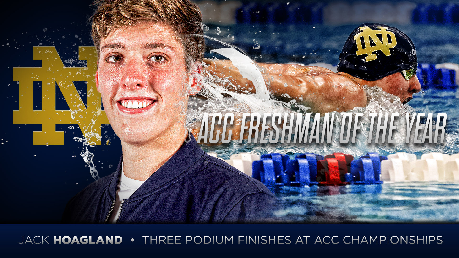 Hoagland Wins ACC Men’s Freshman of the Year Honor Hoagland Wins ACC Men’s Freshman of the Year Honor
