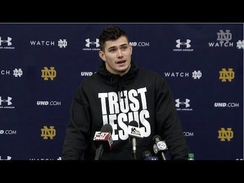 @NDFootball Drue Tranquill Press Conference (03.06.18)