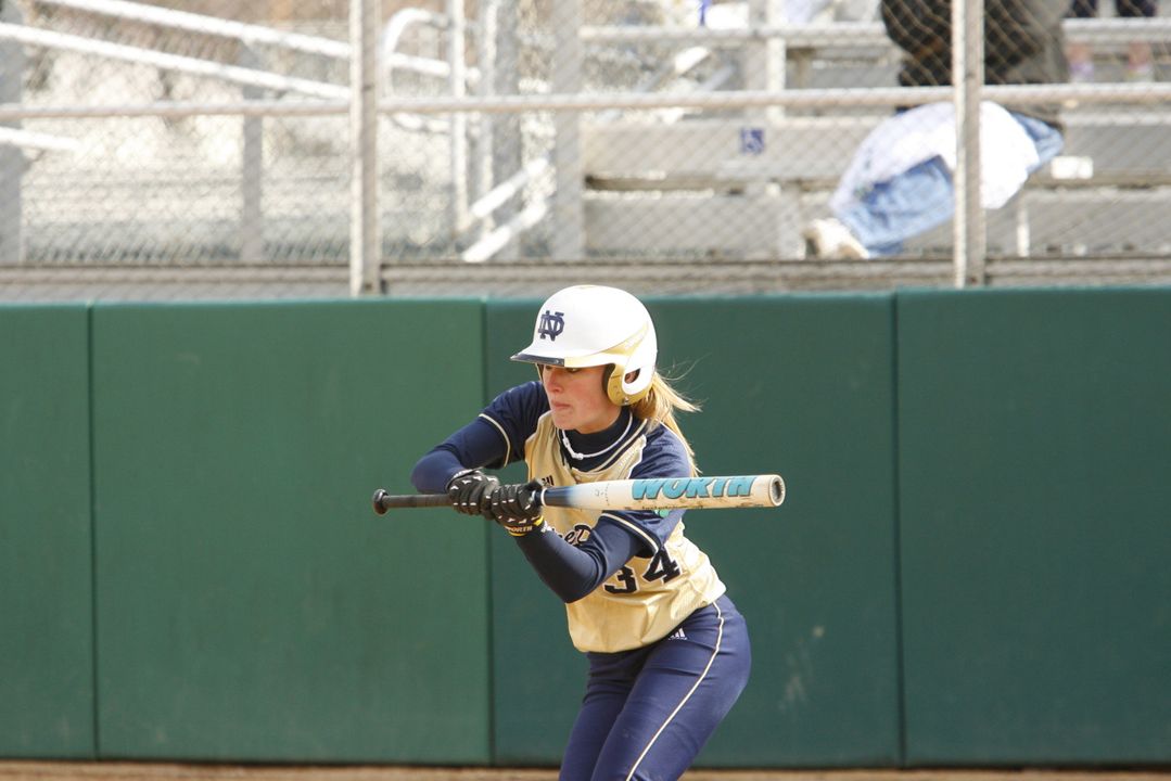 Senior Sarah Smith went 4-for-5 with one walk and one sacrifice in an April 26 doubleheader with Providence.