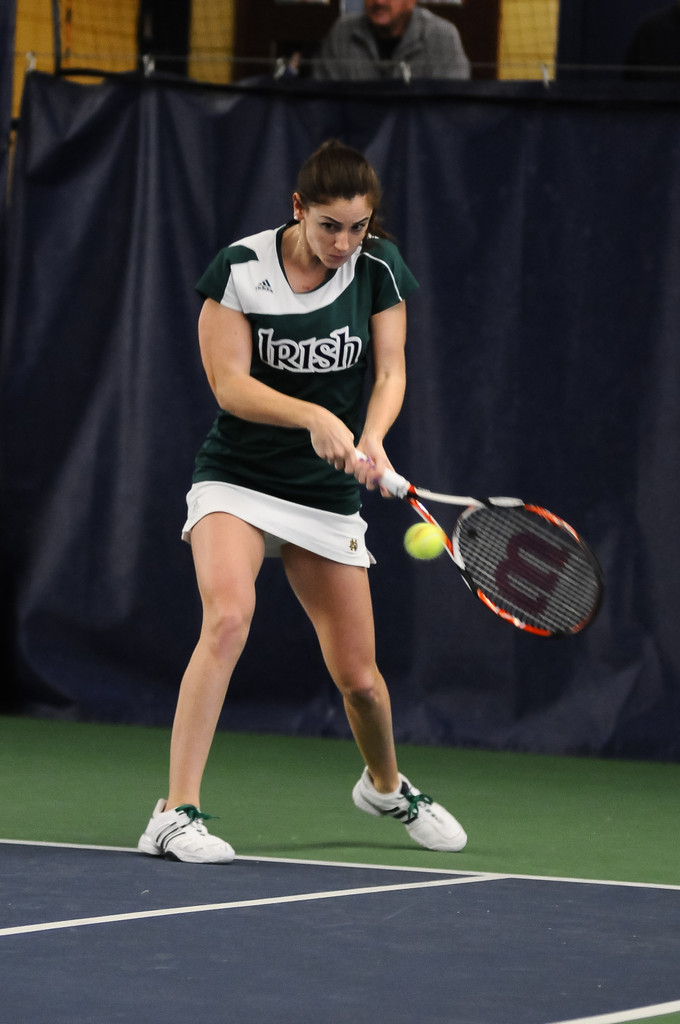 Notre Dame Women's Tennis vs #3 Duke on March 3, 2012