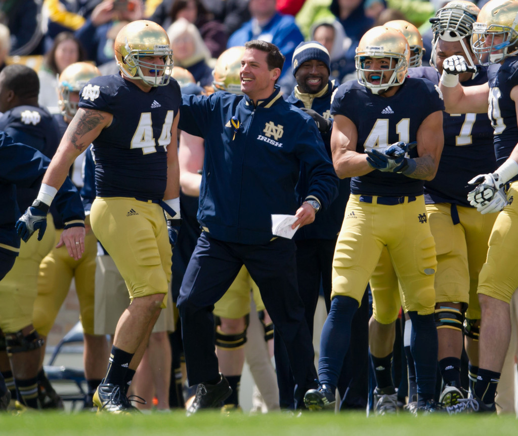 Notre Dame Football Blue-Gold Game