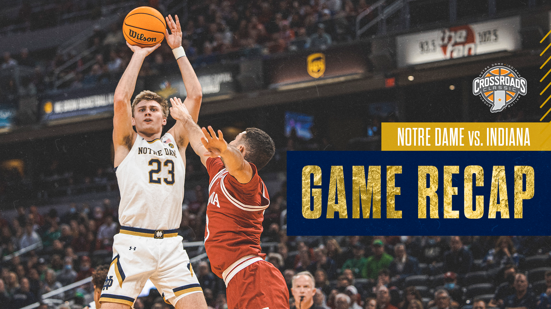 Irish Drop Final Crossroads Classic Game 64-56 To Indiana Irish Drop Final Crossroads Classic Game 64-56 To Indiana