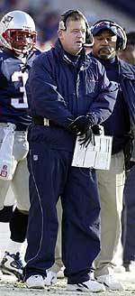 New head football coach Charlie Weis, along with former ND wideout David Givens, helped the Patriots defeat the Colts 20-3 Sunday in Foxboro.