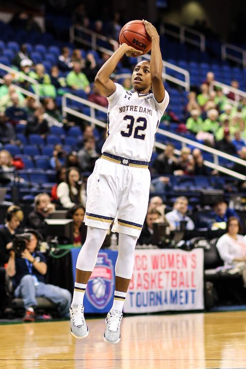 Notre Dame junior guard Jewell Loyd was named one of 12 finalists for the 2015 WBCA Wade Trophy, it was announced Thursday.