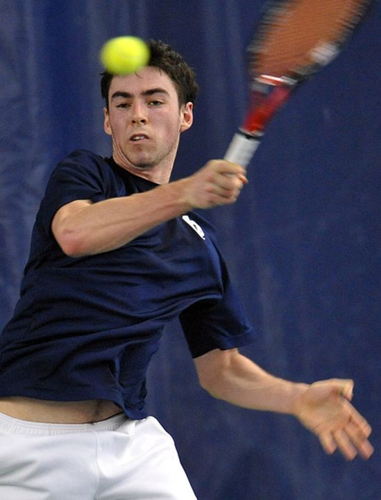 Niall Fitzgerald had Notre Dame's decisive singles win against Northwestern.