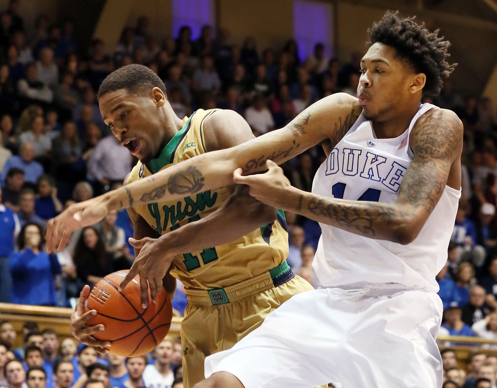 Notre Dame 95, No.9/6 Duke 91