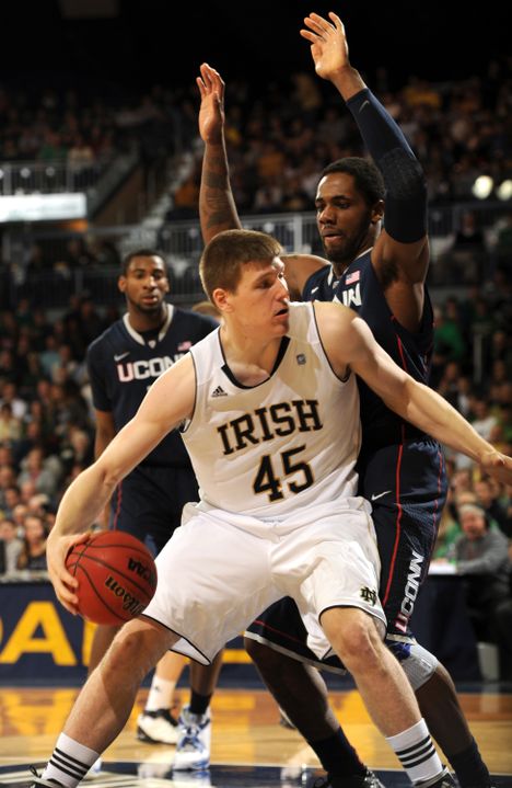 Jack Cooley is averaging 12.9 points and 9.6 rebounds in BIG EAST play.