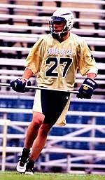 Todd Rassas was a three-time All-America defenseman while playing for the Irish men's lacrosse team from 1995-98.
