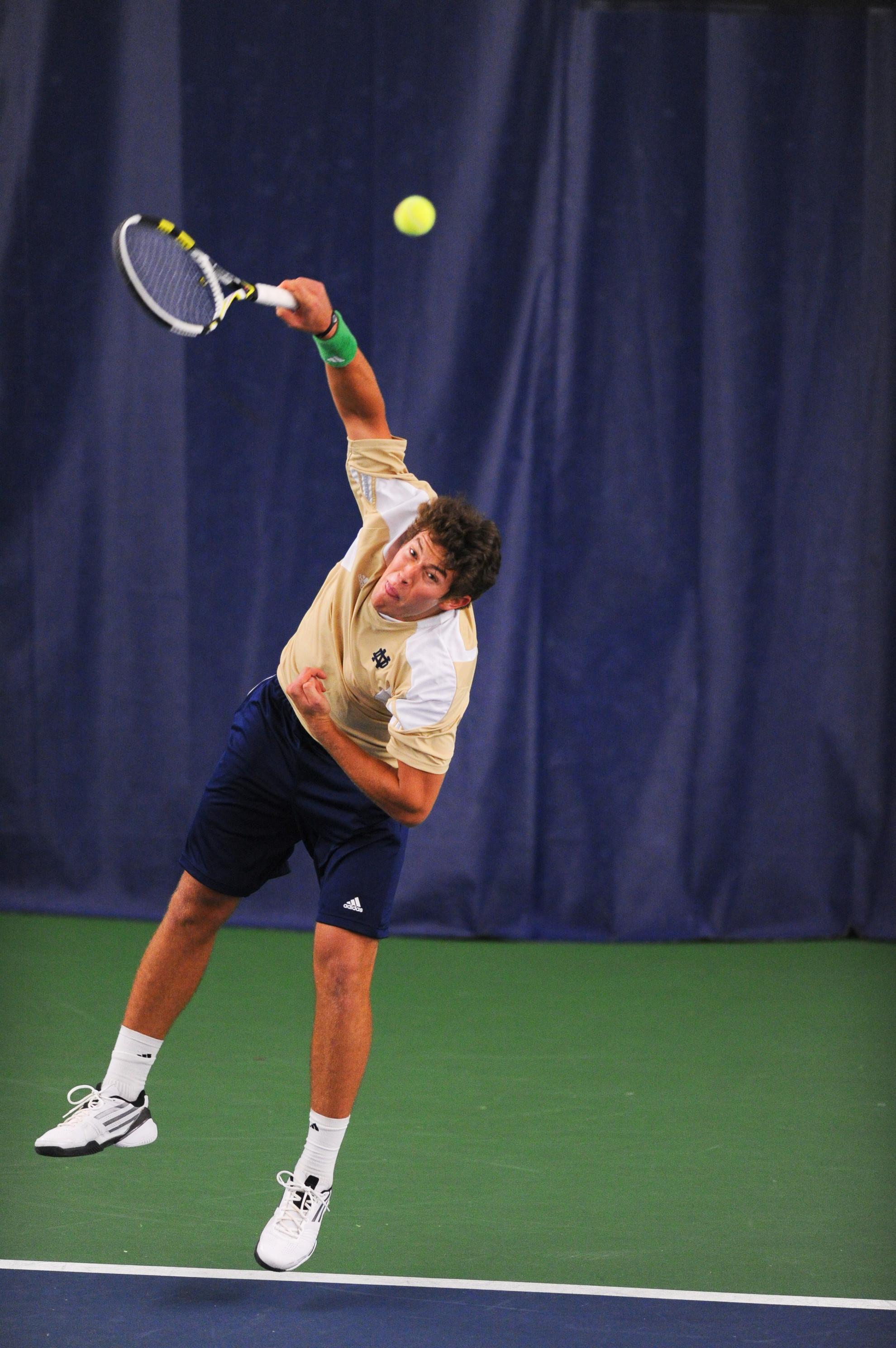 Irish Travel Down U.S. 31 To Meet In-State Rival Hoosiers Junior Blas Moros.